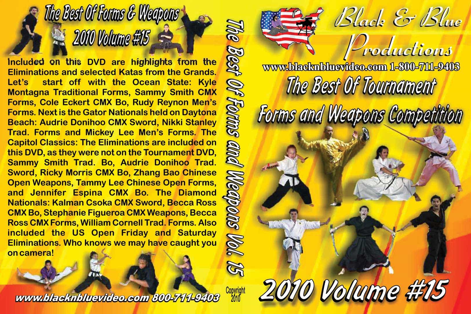 2010 Best Tournament Karate Forms & Weapons #15 Dvd