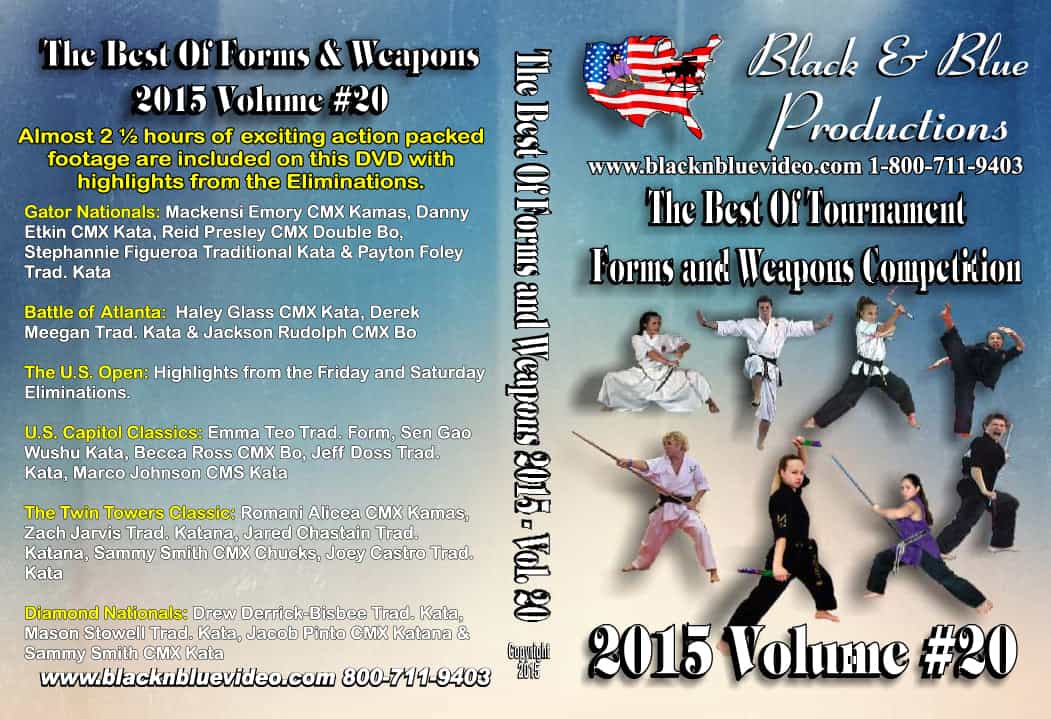 2015 Best Of Tournament Karate Forms & Weapons Competition #20 Dvd