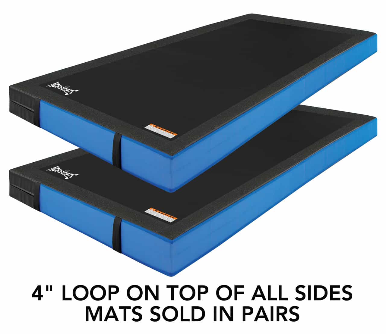 Ninja Mat Package - Two 5' X 10' X 8" Mats & Connector Flap