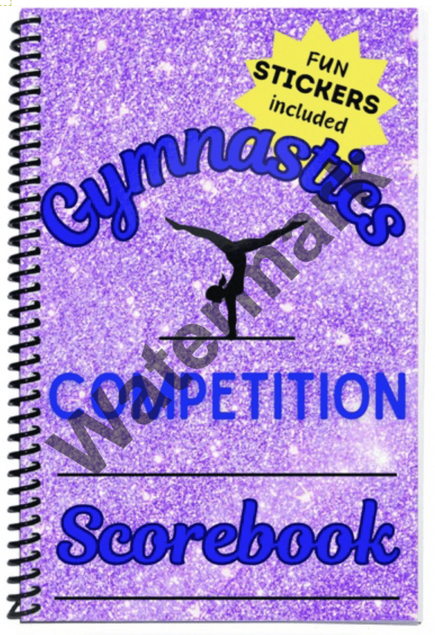 Gymnastics Competition Scorebook, One Book