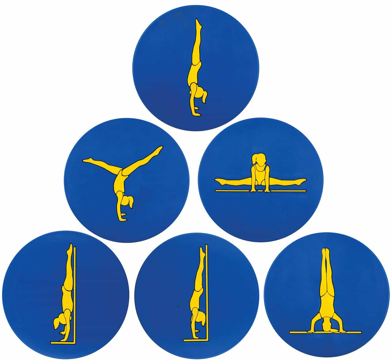 Gym Dots - Handstand, Set Of 6
