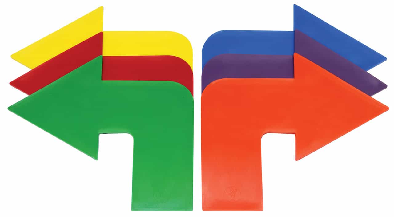 Turn Arrows, Set Of 6