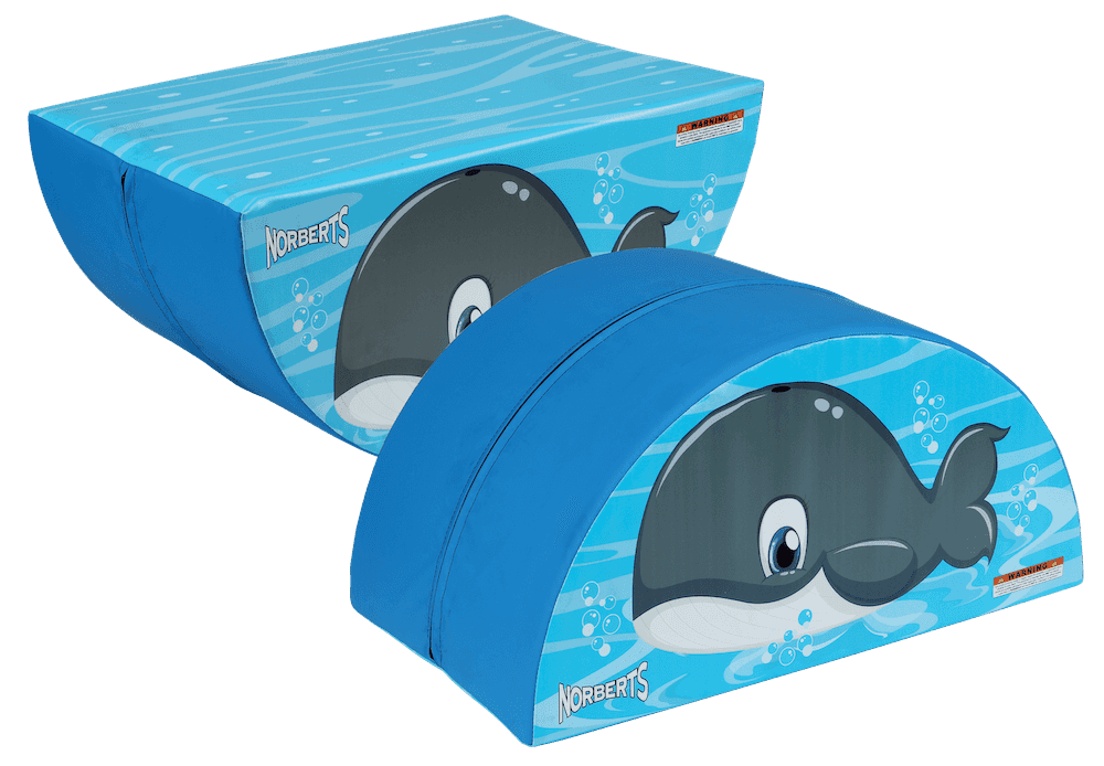 15In Radius X 18In Wide Gray Whale Rocker