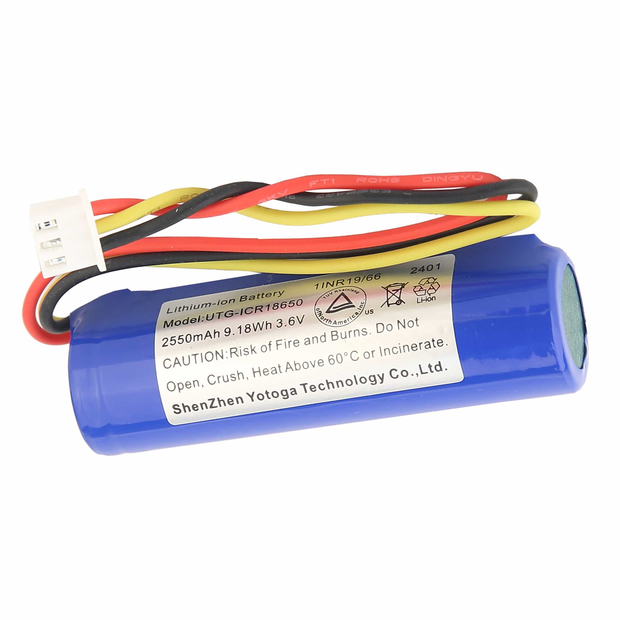 Battery, 3.7V, Li-Ion, 2600Mah, Schwinn