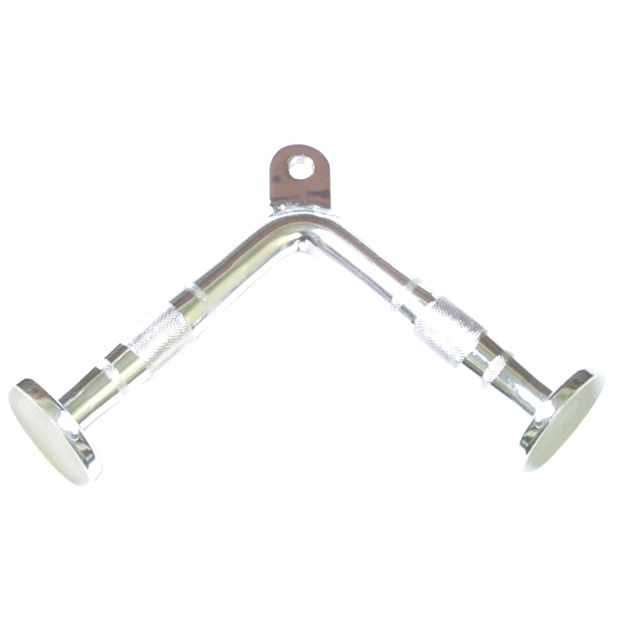 Triceps Press-Down Bar With Contoured, Knurled Grips