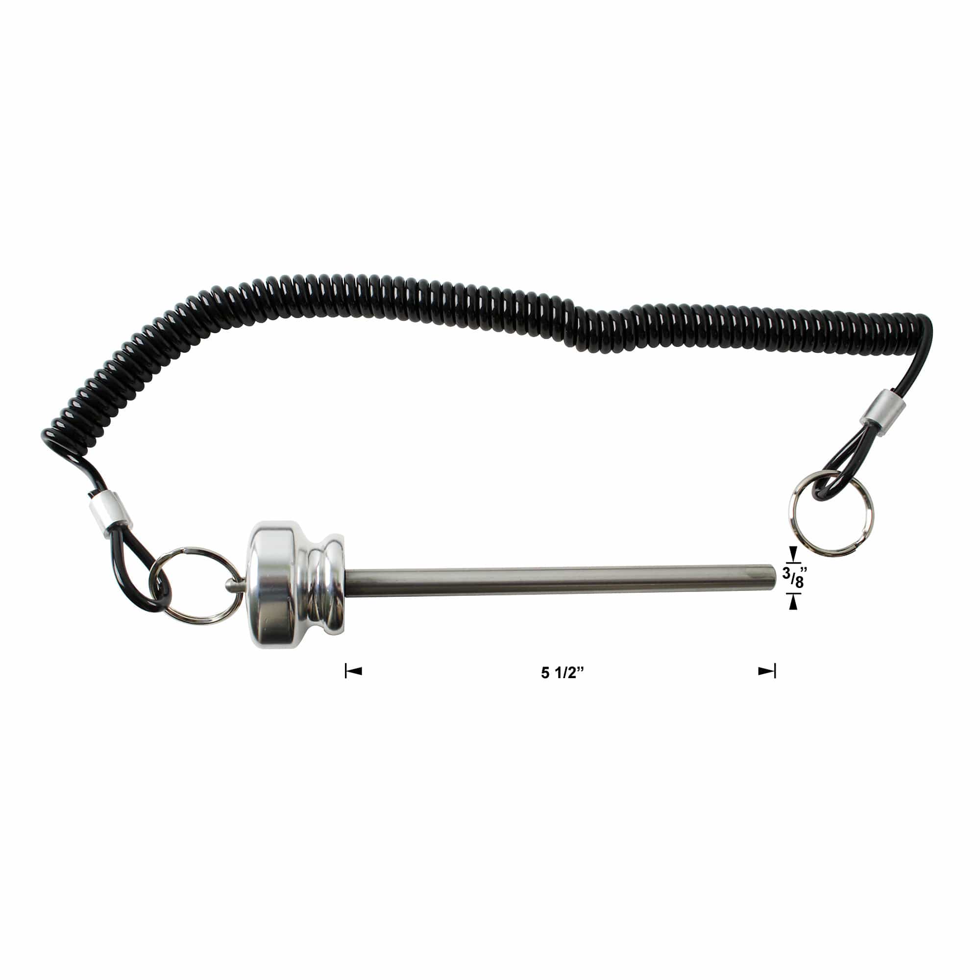 Magnetic Selector Pin With Keeper | 5 1/2" Length | 3/8" Diameter