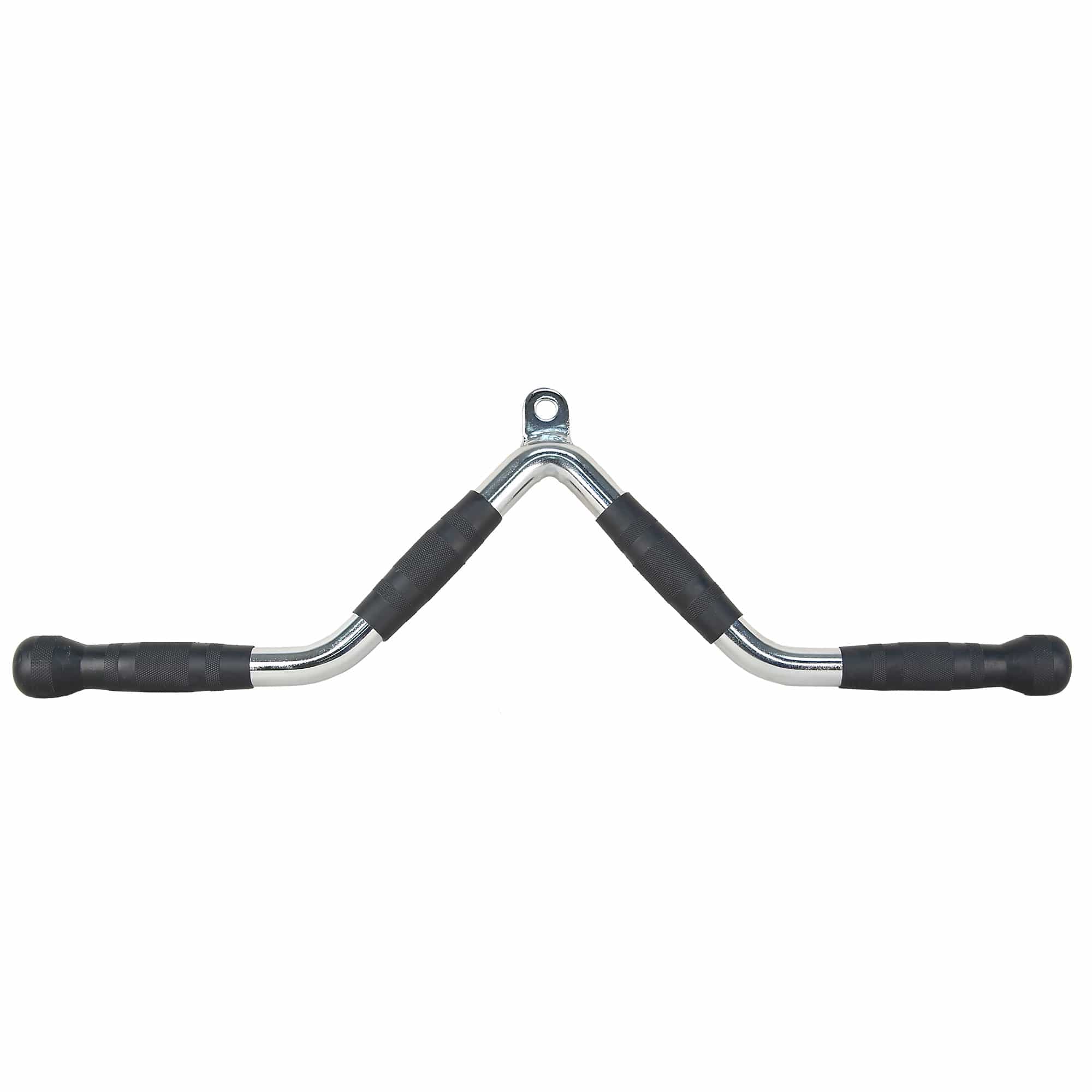 Attachment "V" Bar With Ergo Grips, Chrome