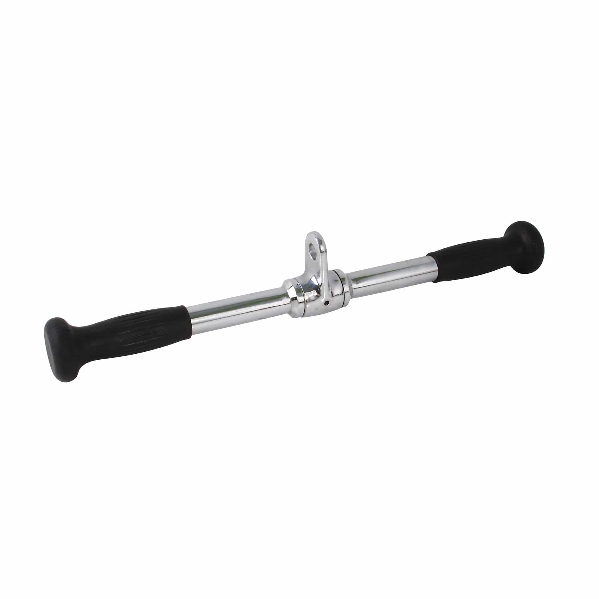 20" Straight Attachment Bar | Revolving Bar With Ergo Grips | Chrome