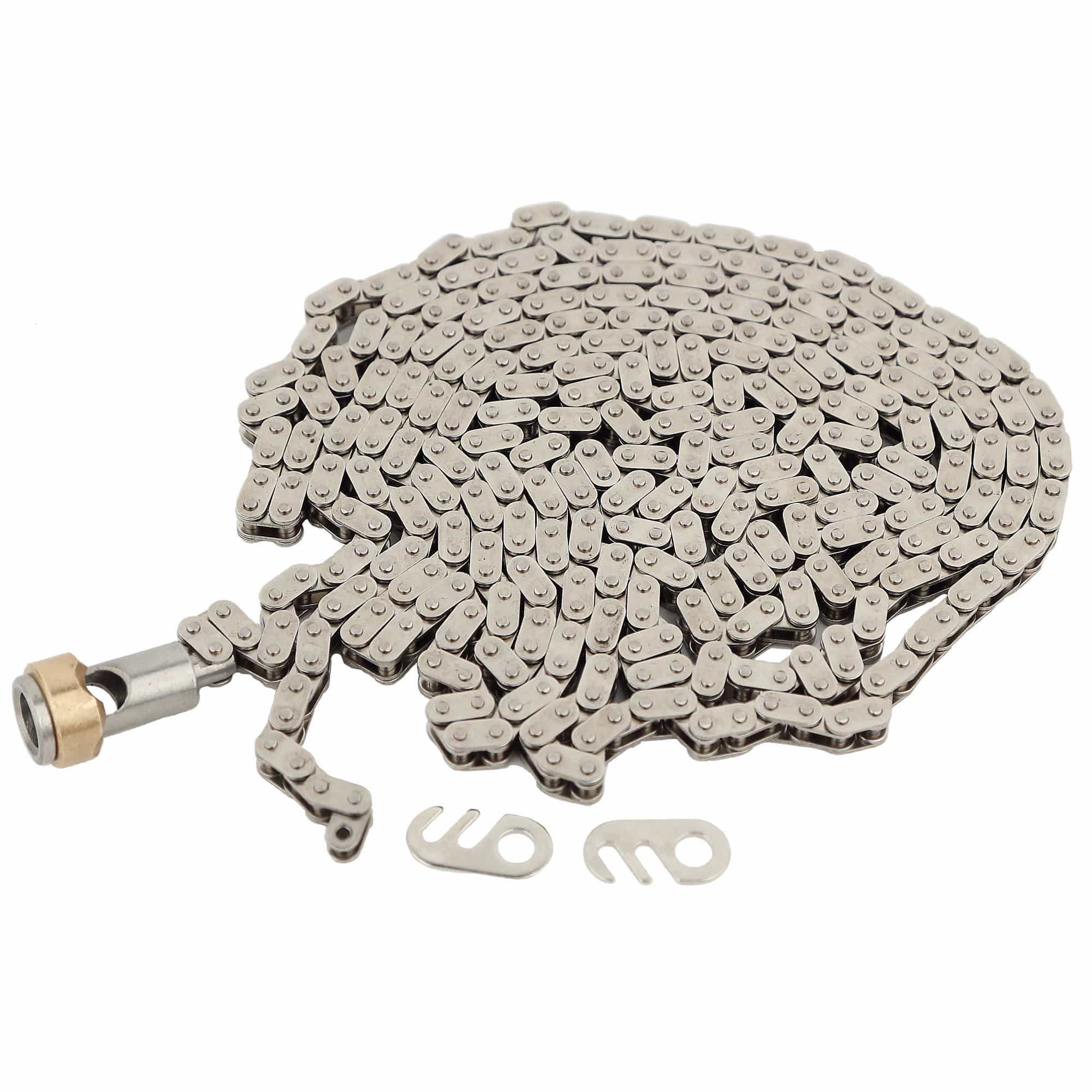 Nickel Plated Chain With Connector And Swivel, Concept 2