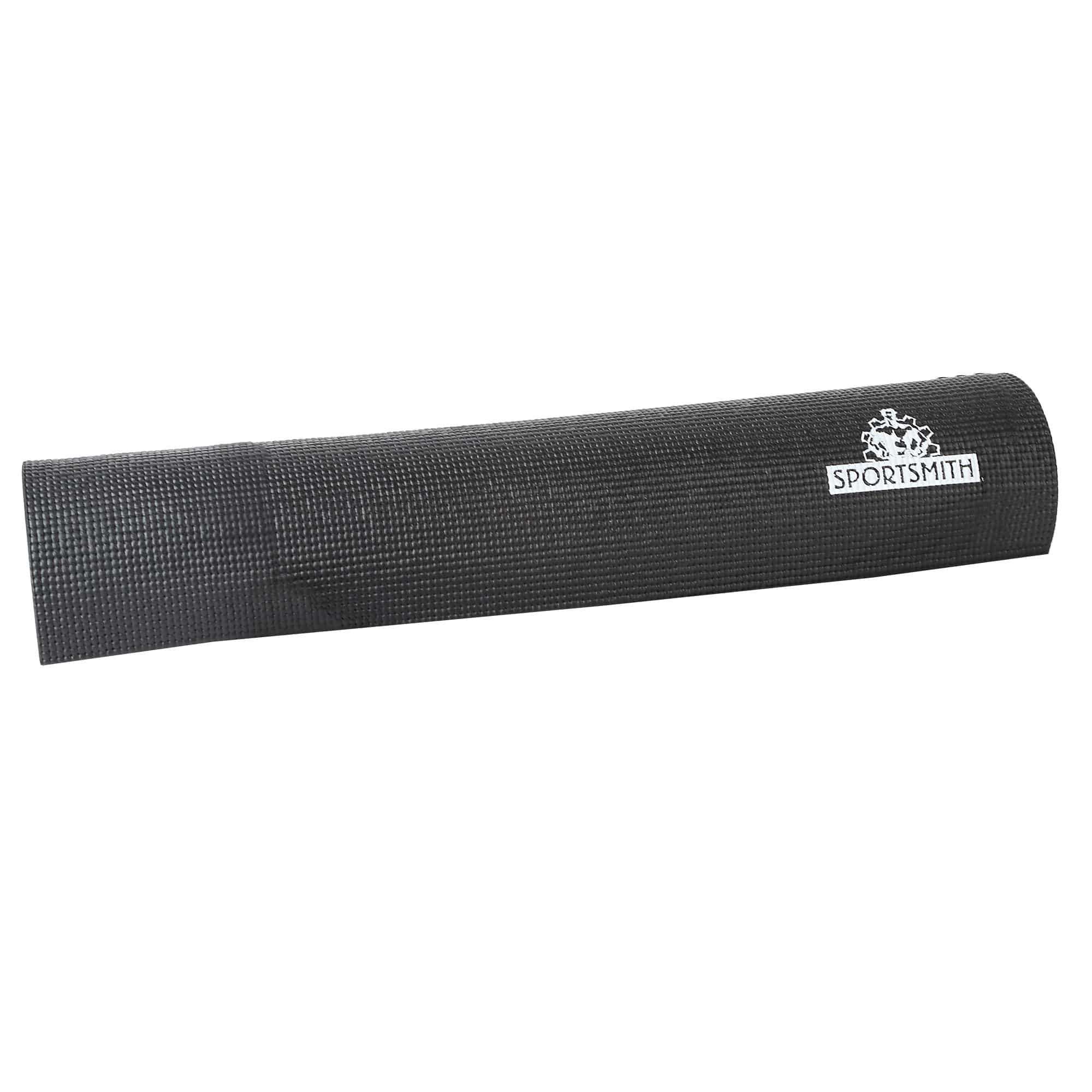 Yoga Mat, 74" X 24" X 1/4", Black