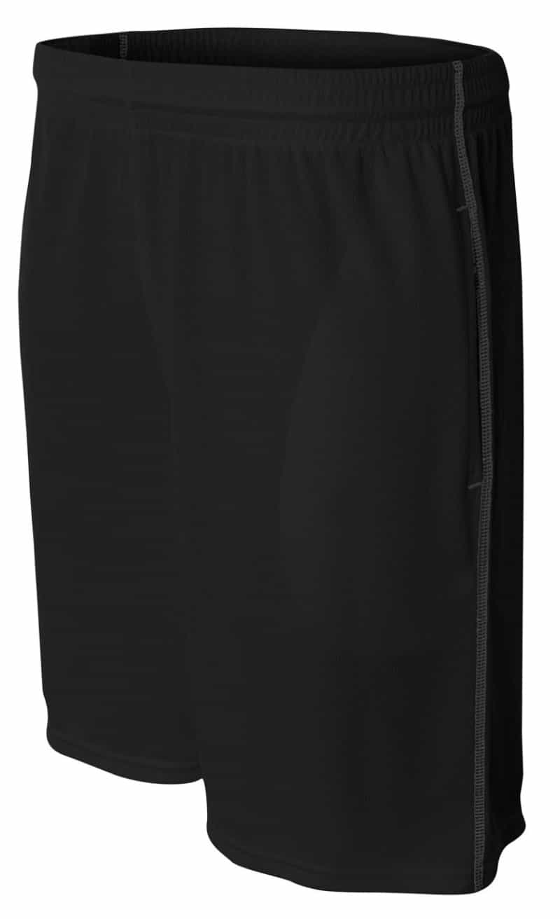 9" Pocketed Short With Contrast Stitching