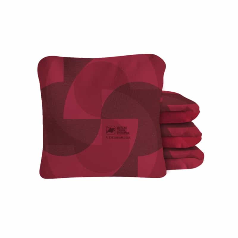 Red Fusion Lock Shot Cornhole Bags