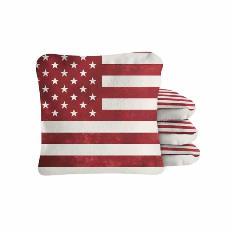 American Flag Lock Shot Cornhole Bags