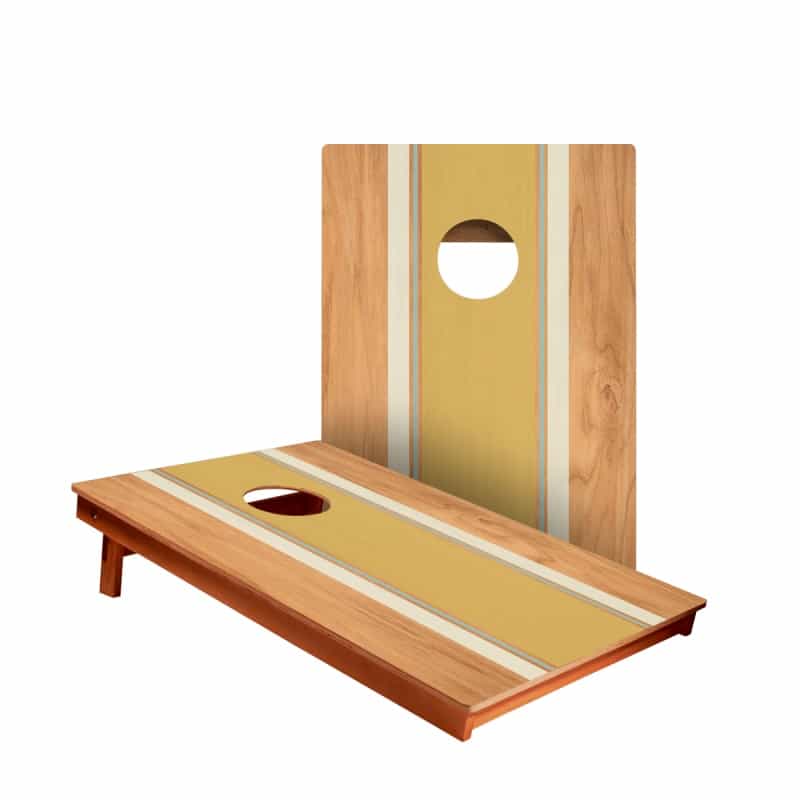 Classic Stripes Light Blue Wood Backyard 2300 Cornhole Boards