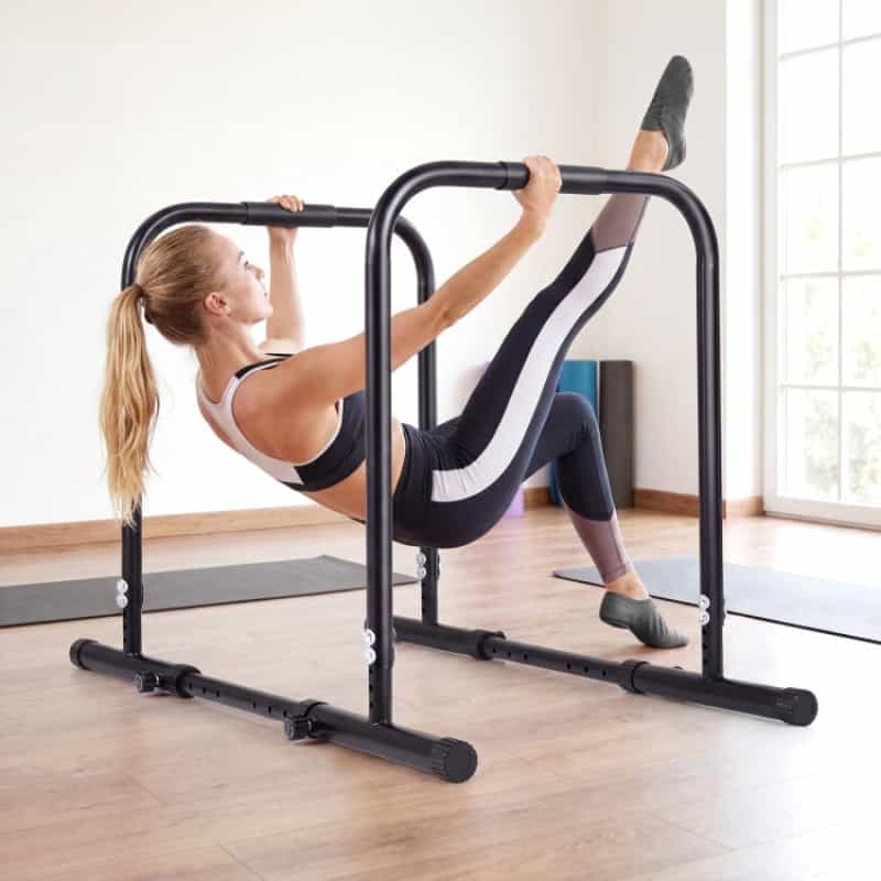 Adjustable Dip Bar Station With 660 Lbs Capacity