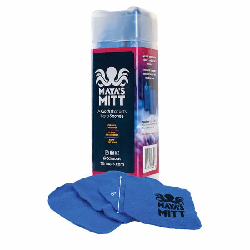 Maya's Mitt Detailing Sponge Cloth 6" x 6" 4-Pack