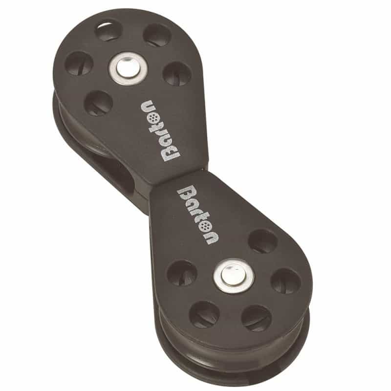 Barton Plain Bearing Pulley Block Back To Back Swivel Block - Size 1, 30Mm