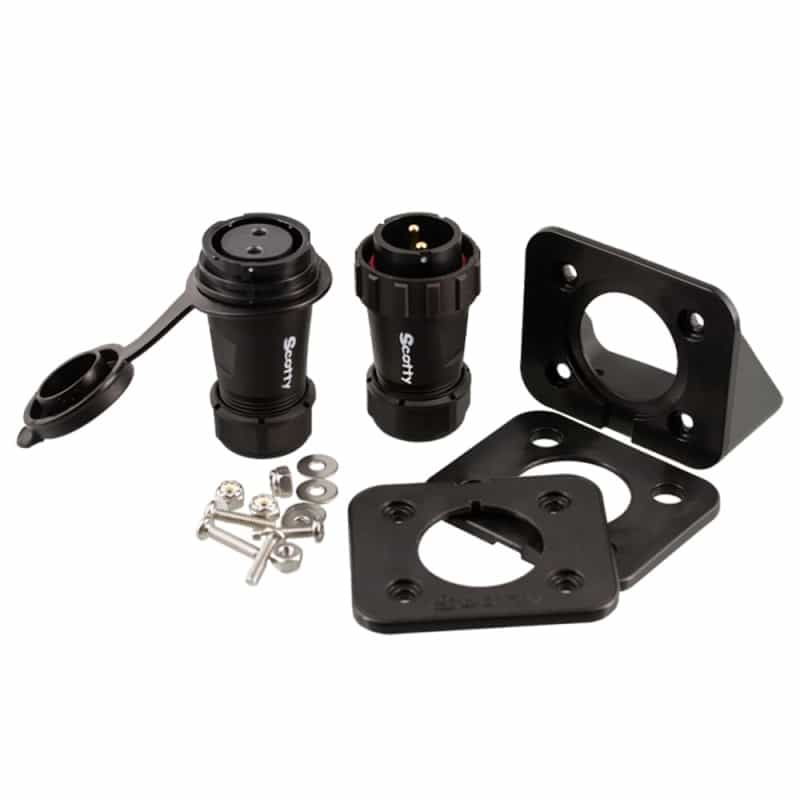 Scotty 2121 Marine Grade Plug & Socket - 12v