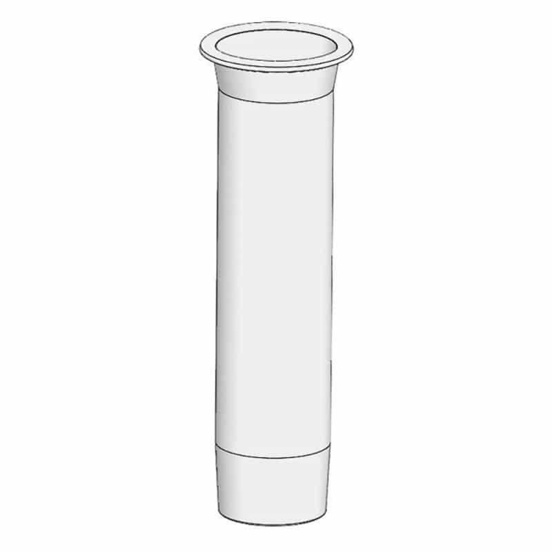 Taco Rod Holder Liner W/Lip Protection F/2300 Series - White