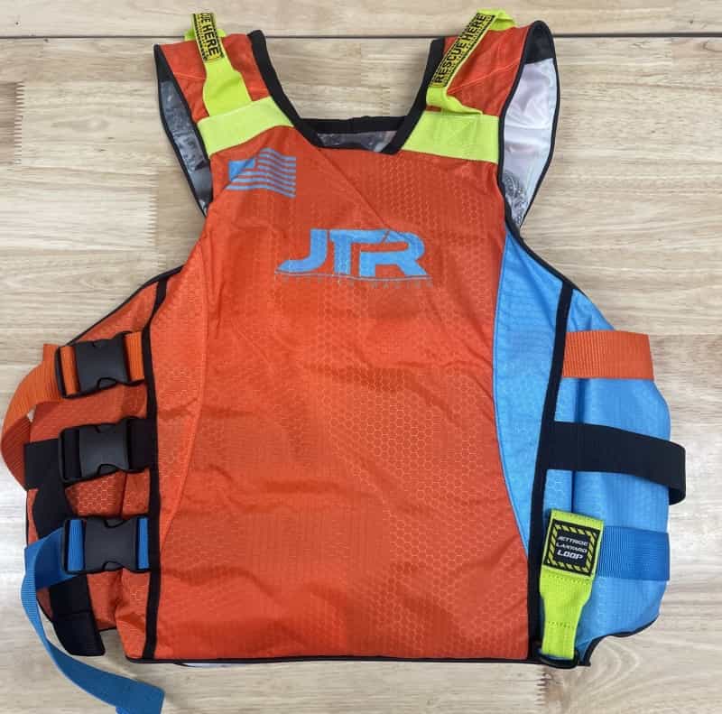 Jtr Series UR-20 Vest (Orange/Aqua) Photography Sample