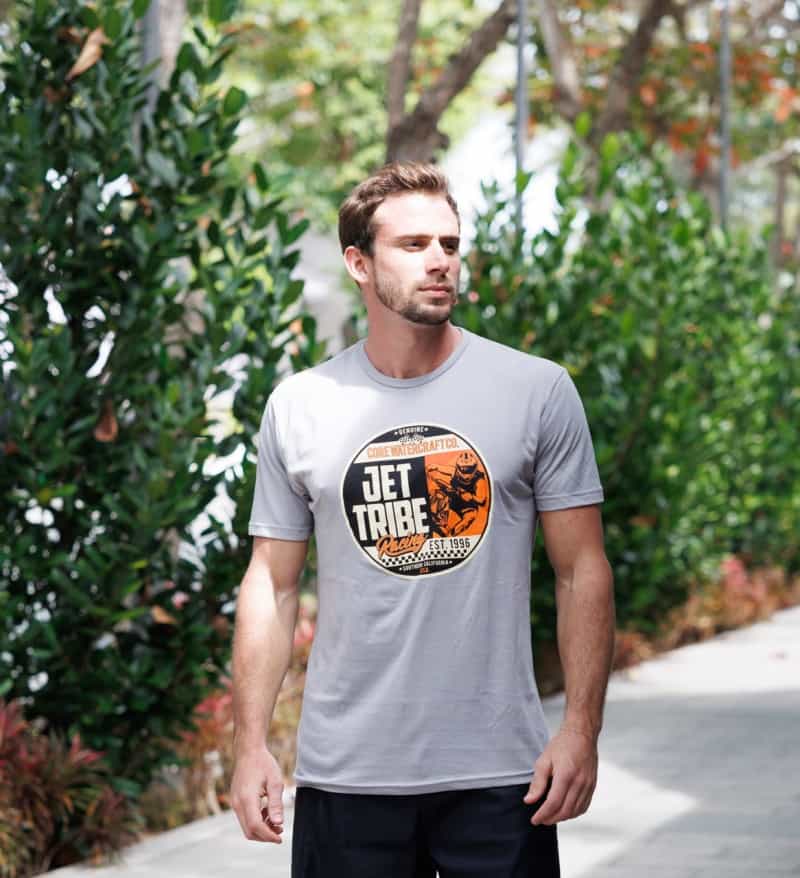 Icon Men's T-Shirt | Light Grey | Pwc Jetski Ride & Race Apparel