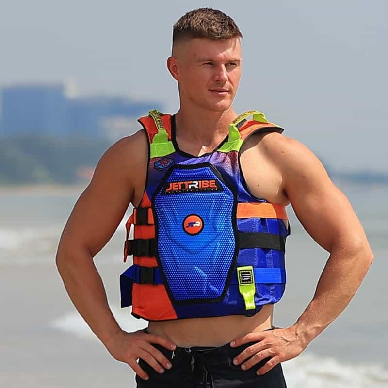 Rs-25 Side Entry Impact Vest - Blue / Orange