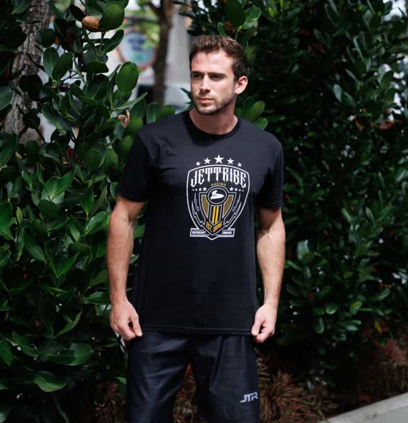 Barret Men's Black PWC Jetski Ride & Race T-Shirt