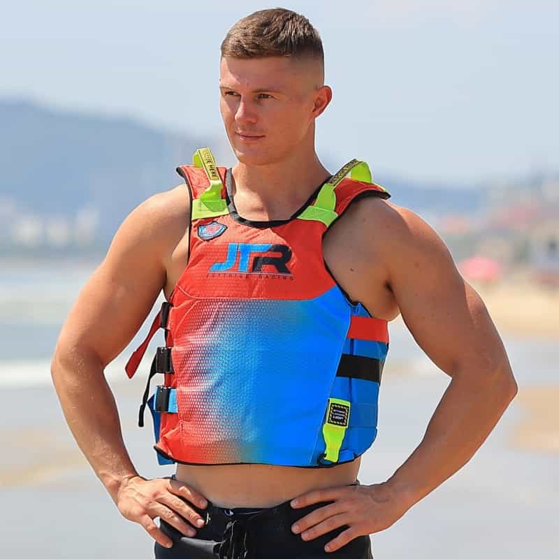 Ur-20 Jtr Series Fade Vest (Red/Aqua)