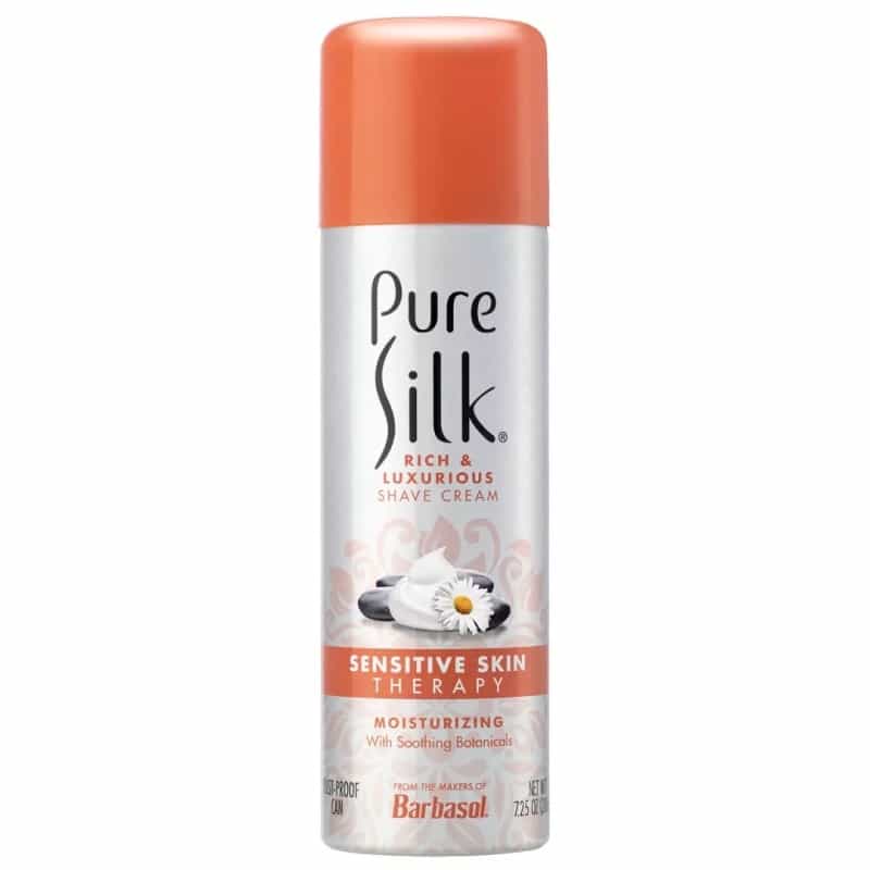 Pure Silk Sensitive Skin Shave Cream, 7.25 Oz