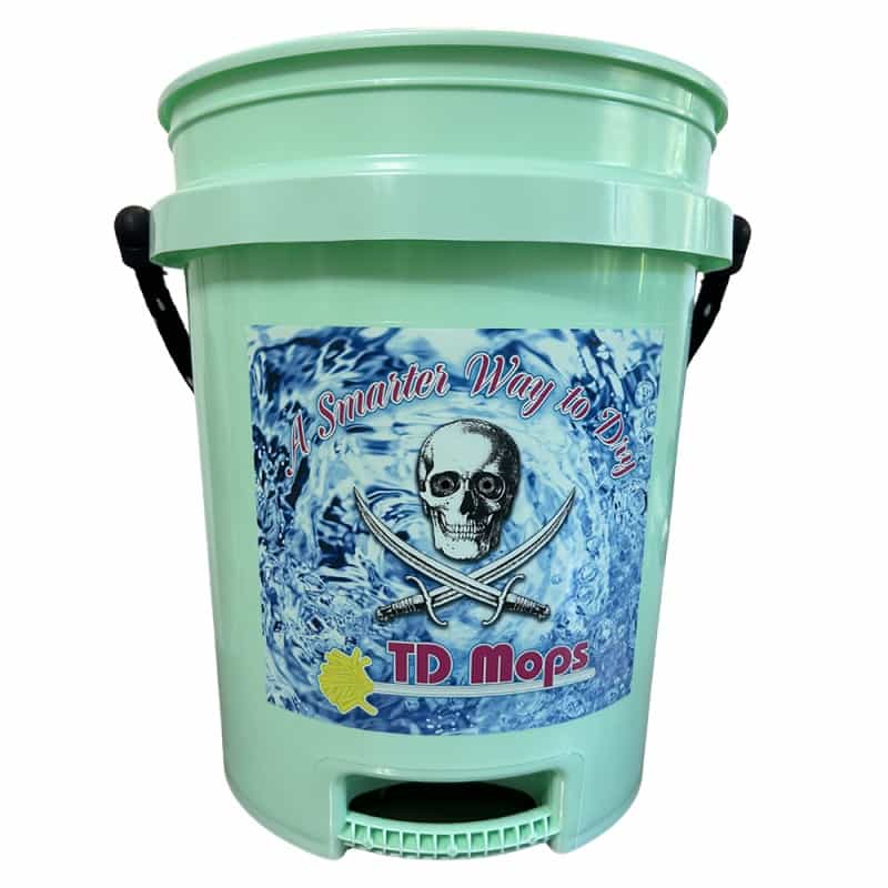 Td Mop Td Grip Bucket - Teal Green - 5 Gallon