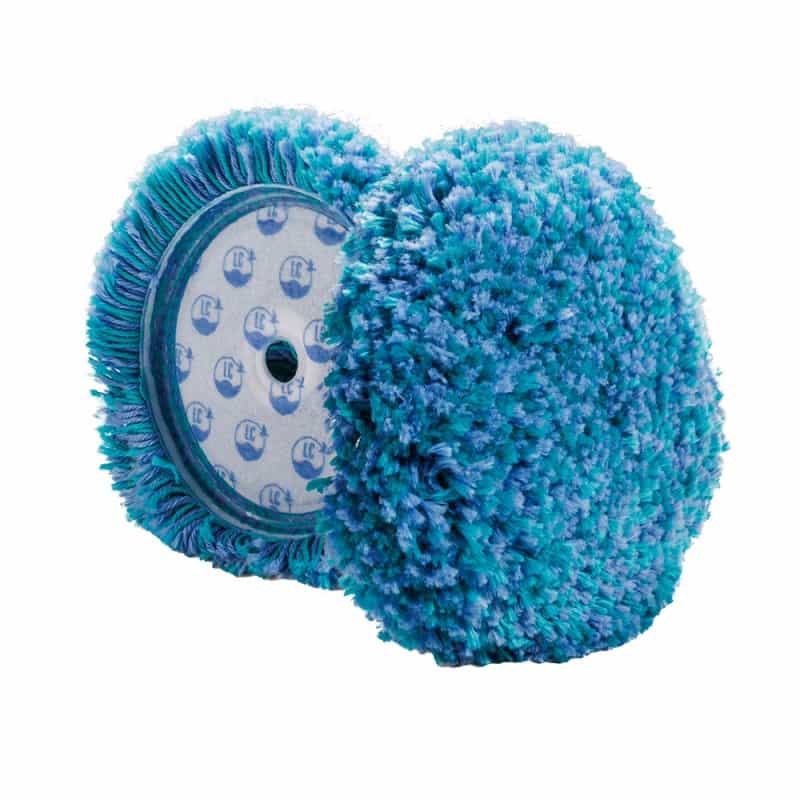Marine Blue/Teal Medium Cut Wool Pad 6.5" x 1.5"