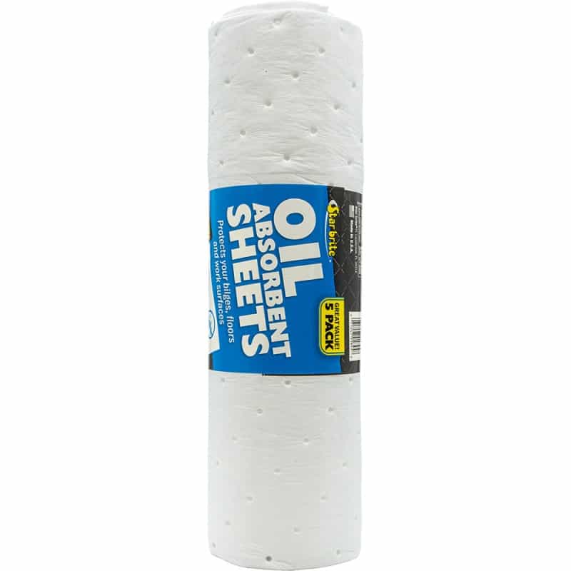 Star Brite High-Efficiency Oil Absorbent Sheets 5-Pack