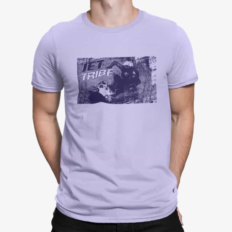 Newsprint Men's T-Shirt - Lavender Color