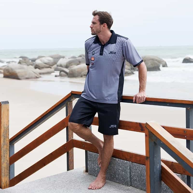 JTR Series Polo Pit Shirt - Grey