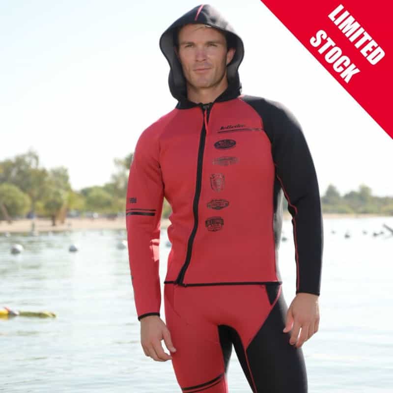 Team Rider Wetsuit Jacket - Red