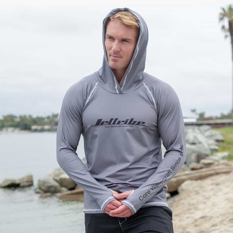 Hooded Loose Rashguard - Grey