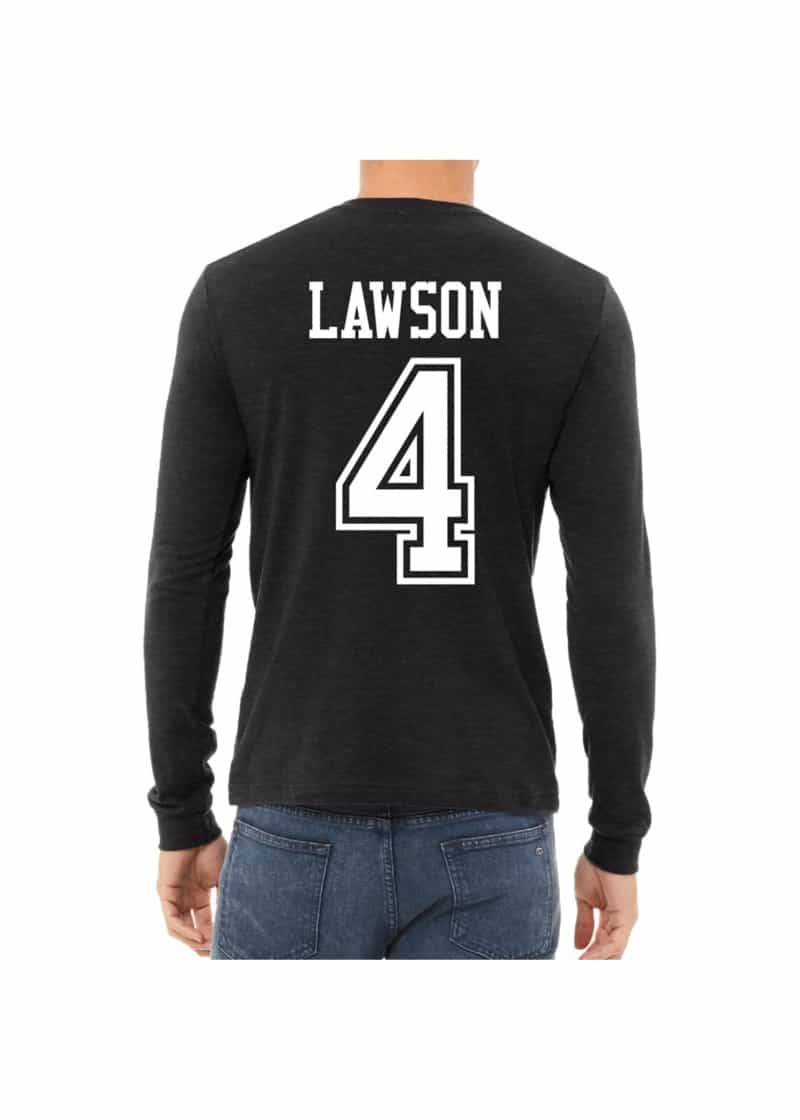 #4 Matt Lawson North Dakota Football Adult Long Sleeve