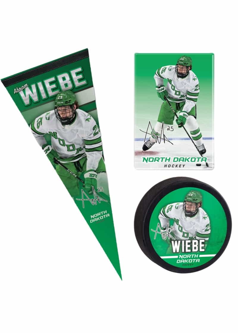 #25 Abram Wiebe Player 3 Pack - Puck-Magnet-Pennant