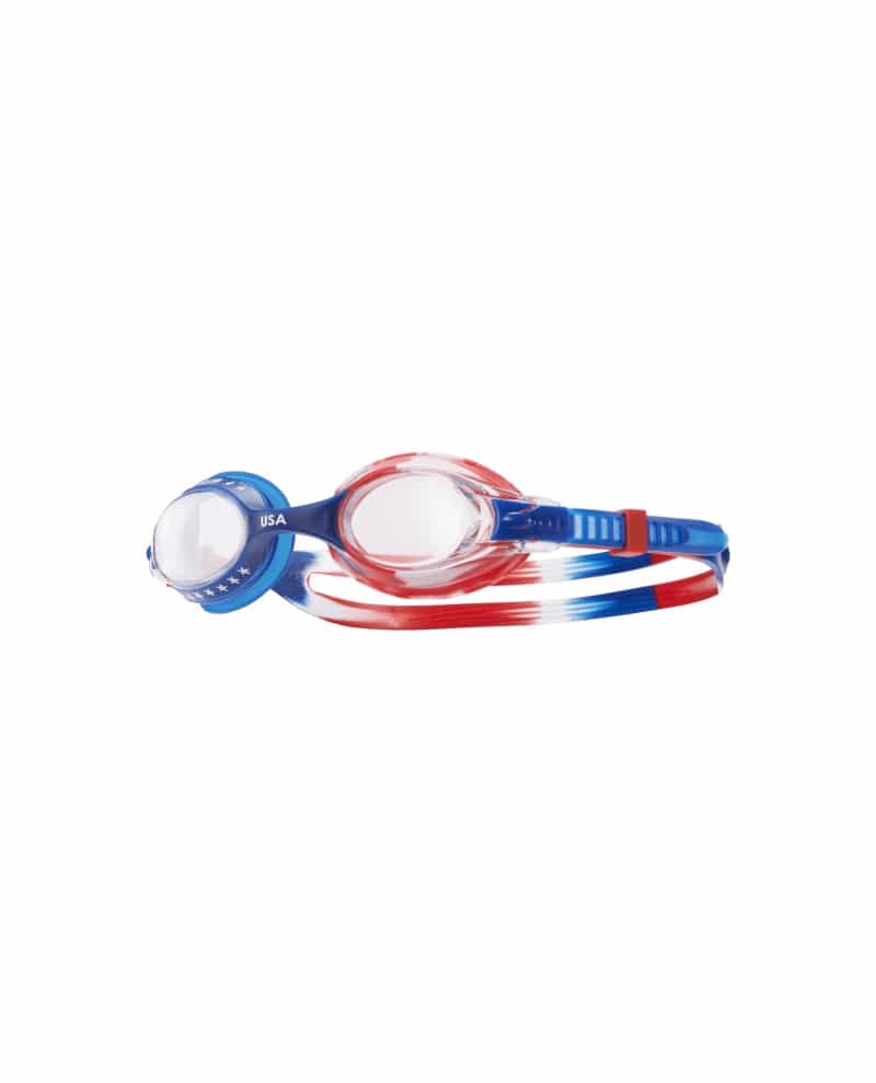 TYR Swimple USA Kids' Goggles - Red/Navy