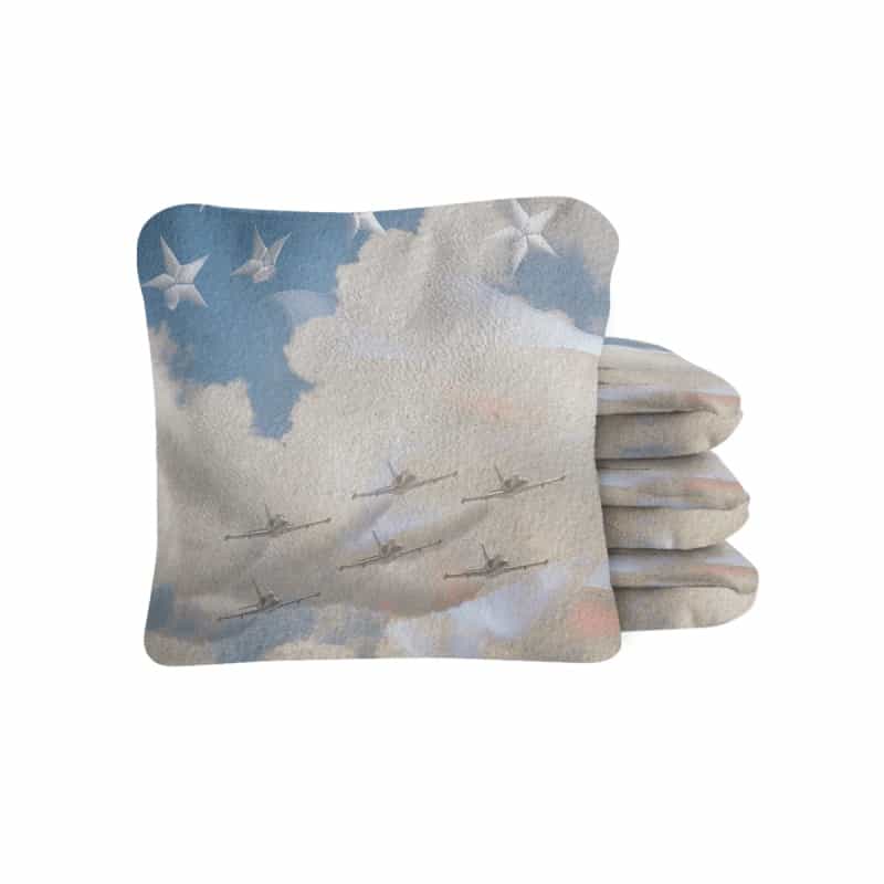 USA Jets Lock Shot Cornhole Bags