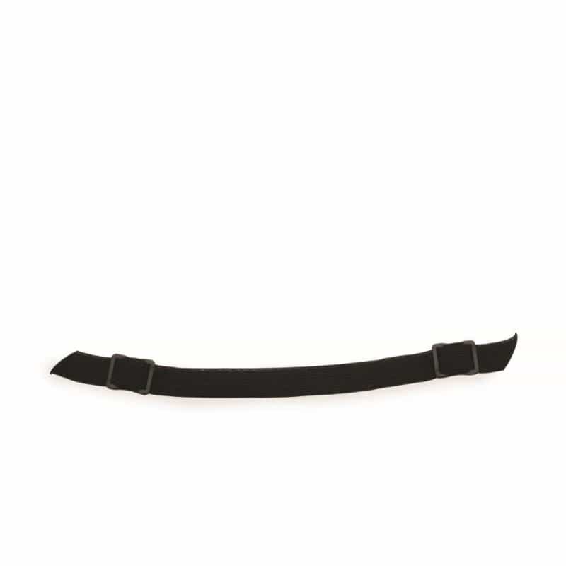 Black Batting Helmet Straps with Plastic Buckles