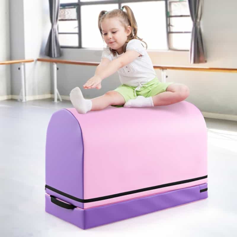 Gymnastics Vaulting Box With Detachable Mat