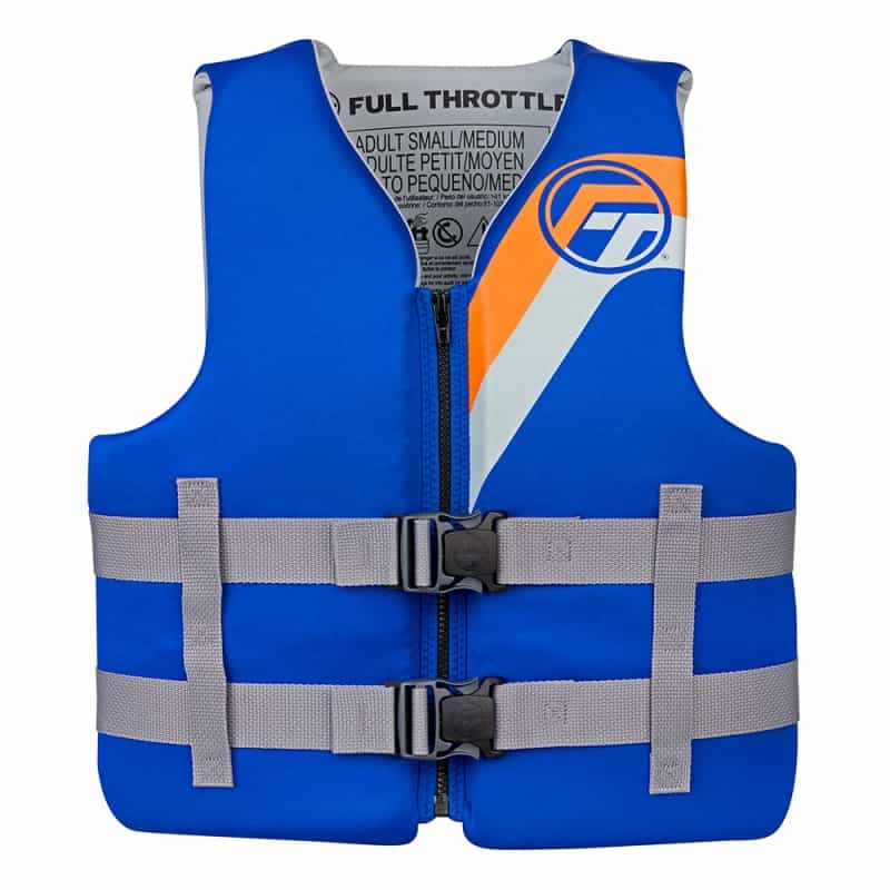 Adult Rapid-Dry Life Jacket - S/M - Blue