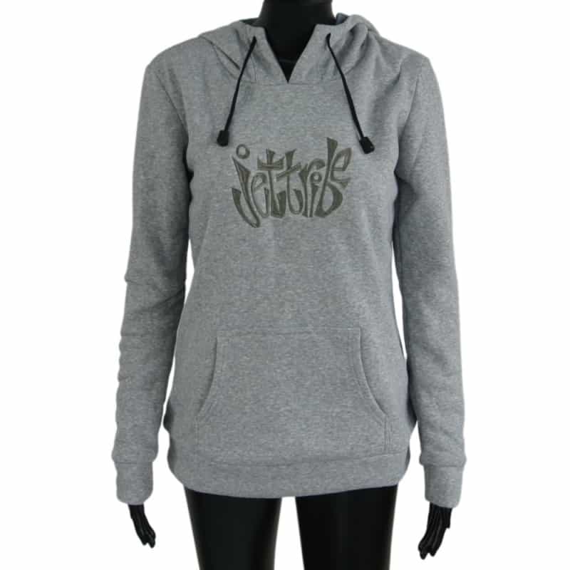 Ladies Pull Over Hoodie - Grey
