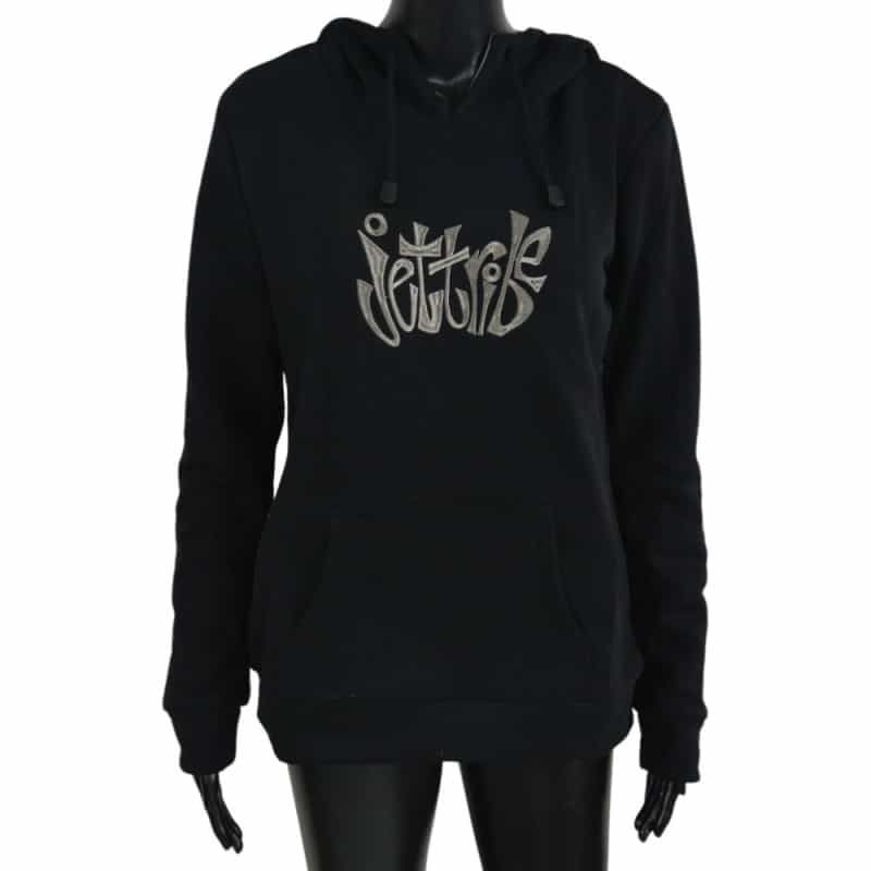 Ladies Pull Over Hoodie - Black