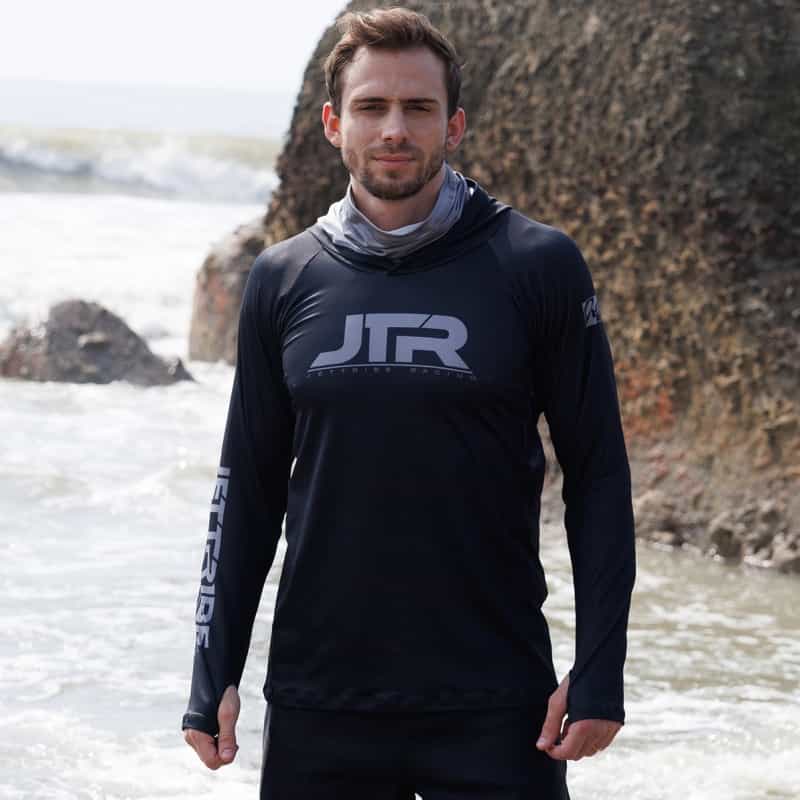 Jtr Series Hooded Rashguard - Black / Grey