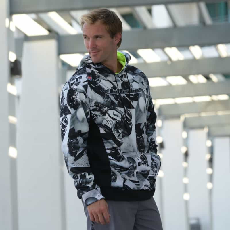 Montage Pull Over Hoodie - Grey