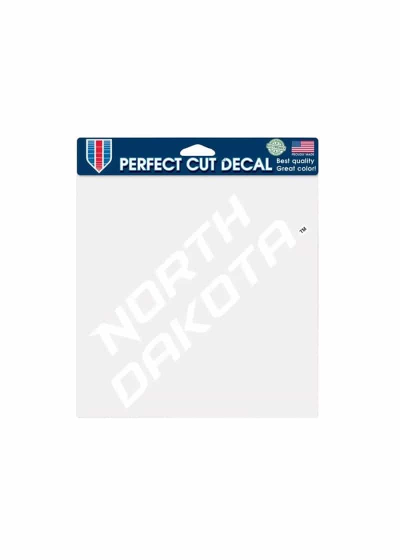 North Dakota Wordmark 8" x 8" Decal