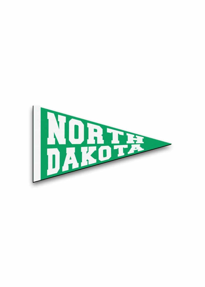 North Dakota Pennant Magnet