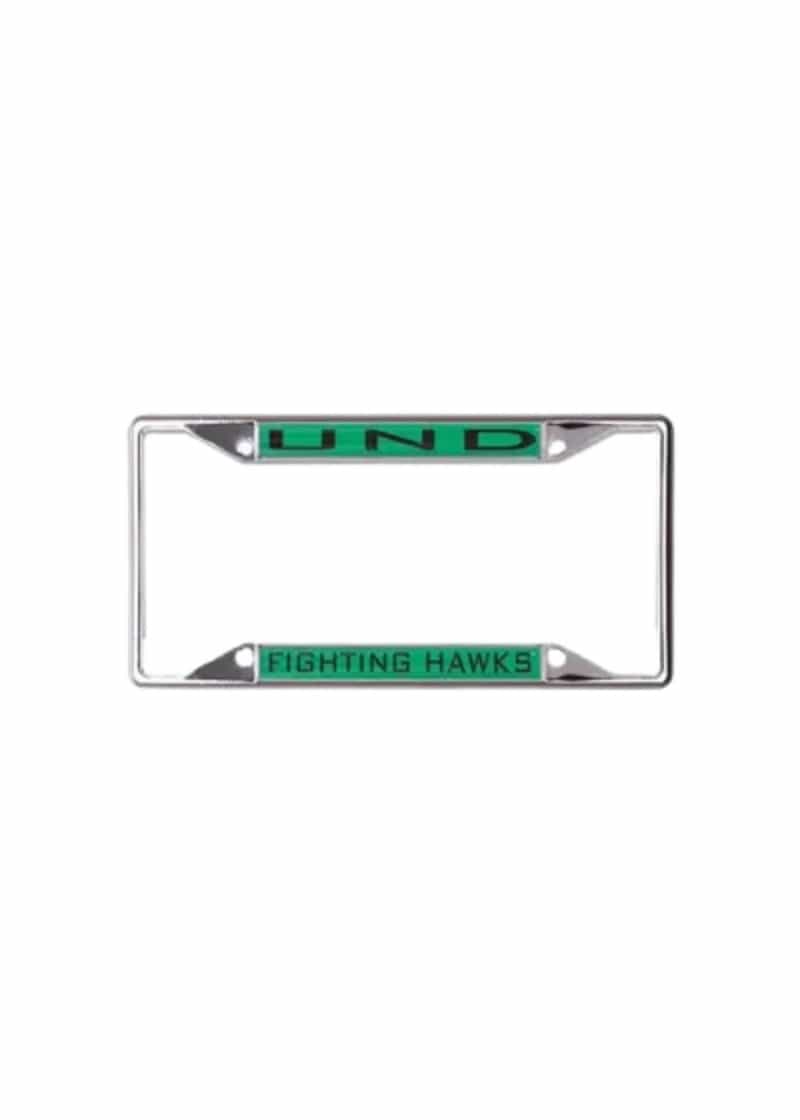Und On The Road Metal License Plate Frame